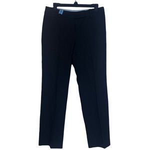 Boden Wool Size 10R Pleated Dress Pants Trousers Tapered Leg Charcoal Gray